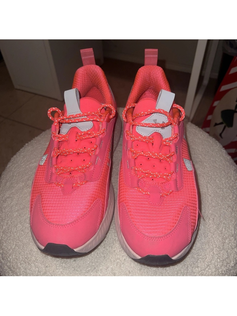 Under Armour HOVR Mega 2 MVMNT Shoes Pink Shock M 11.5/W13
